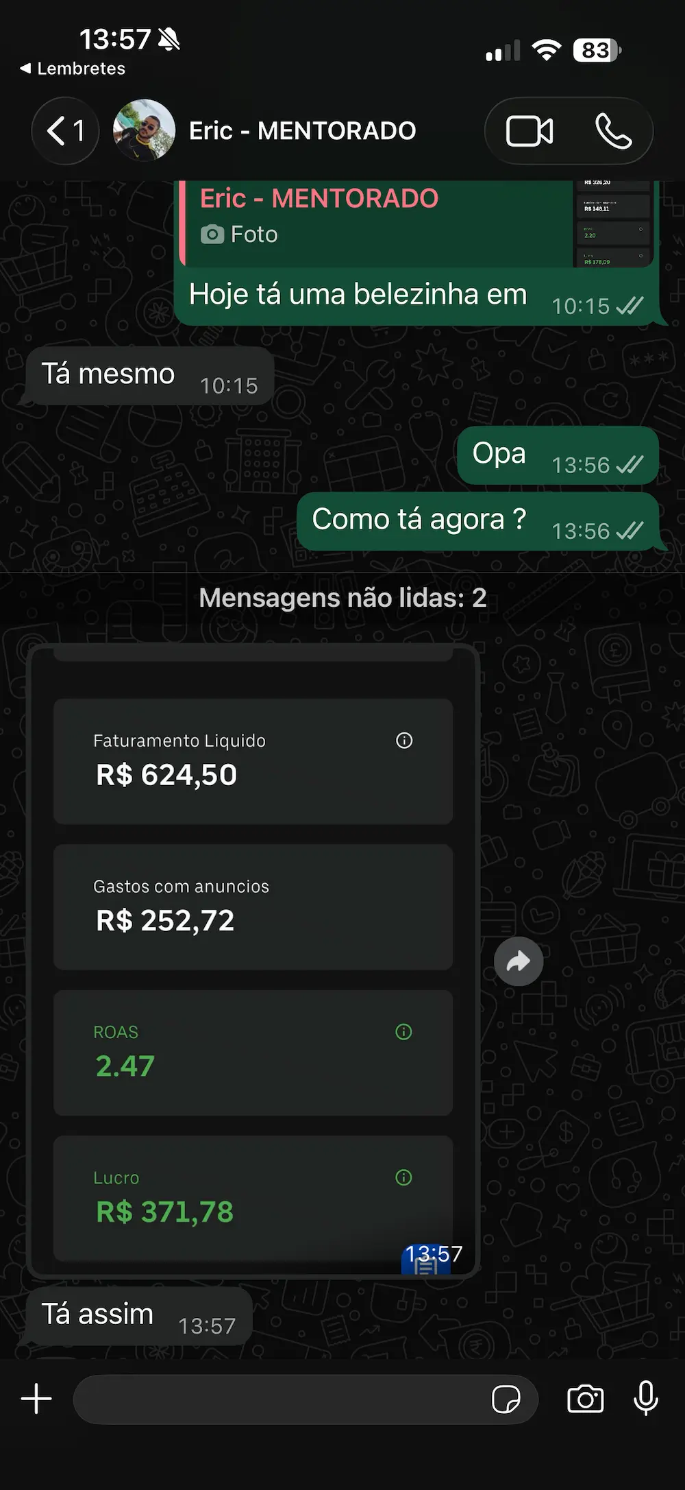 Print de depoimento 02